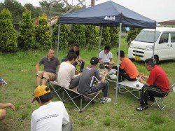 蒜山高原の絶景を感じながら走った後の昼飯は美味しい