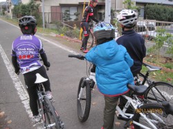 夢前川サイクリング道路 Climbキッズ