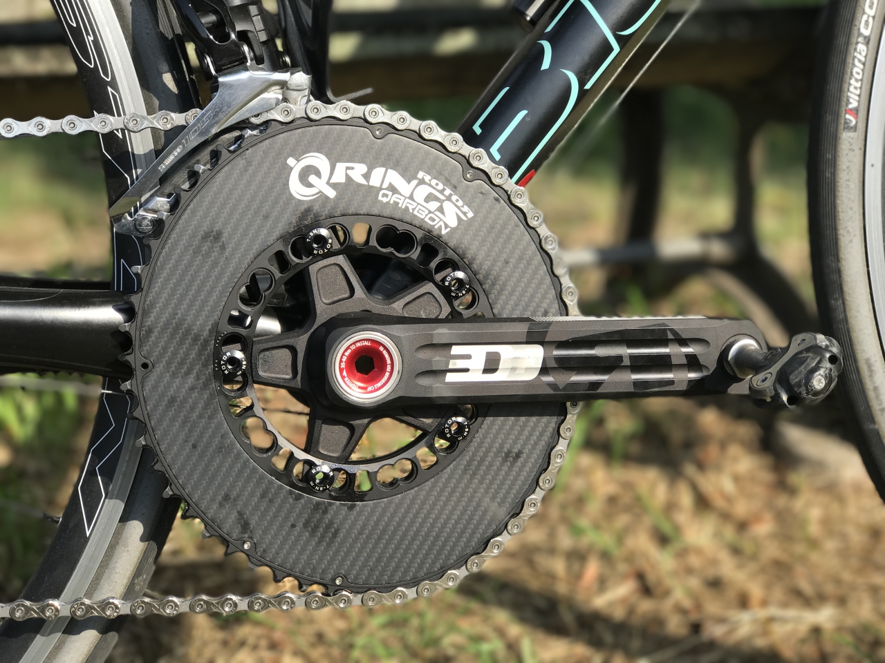 Bianchi FENICE にROTOR 3D+CRANKS取り付けしました。 - Climb cycle