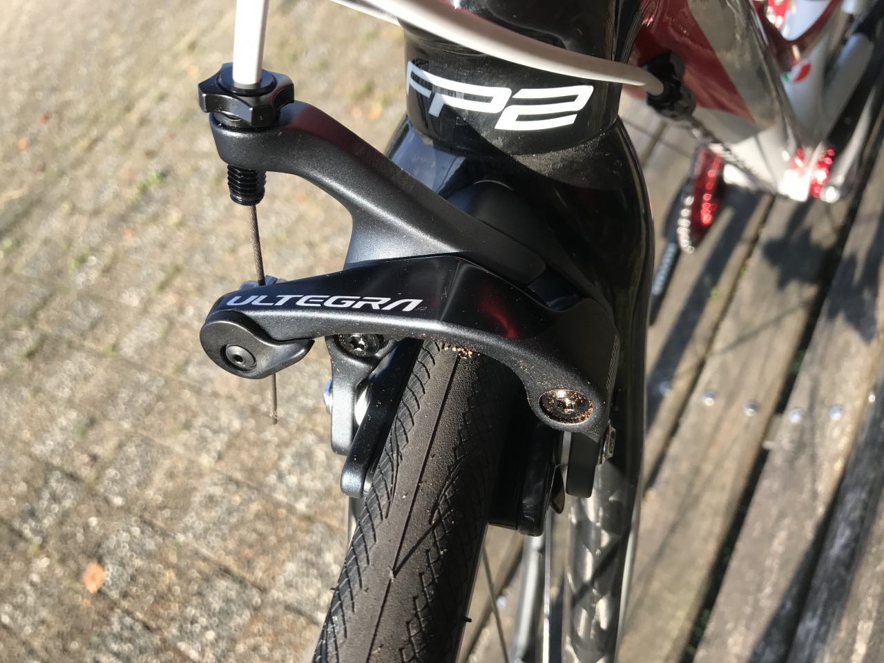 Pinarello Fp2 にrotorクランク Mavic ホイール装着 ｒ8000ブレーキも Climb