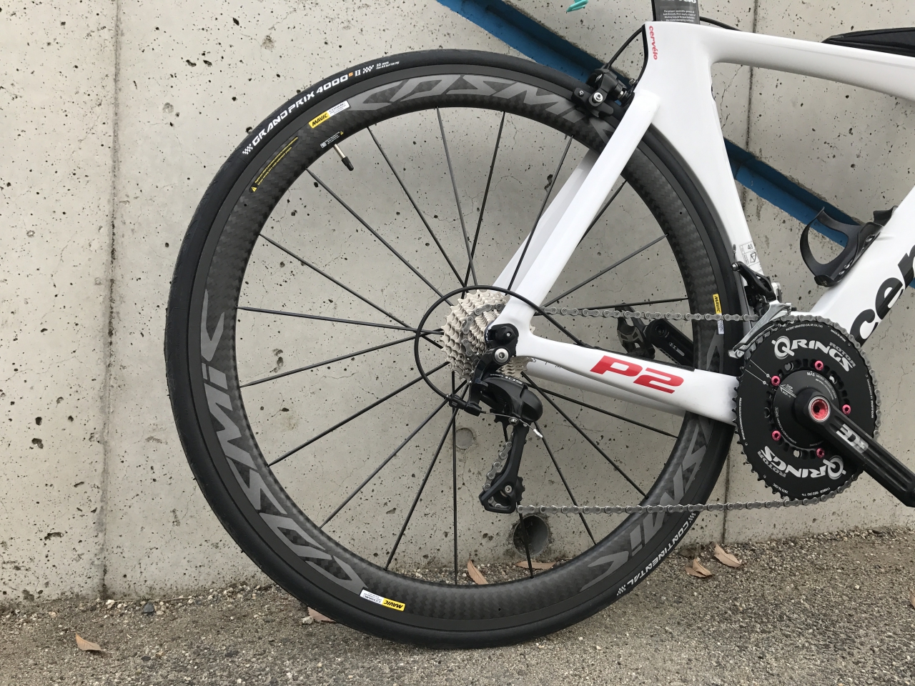 Cervelo P2 にMAVIC COSMIC PRO CARBON EXALITH ホイール