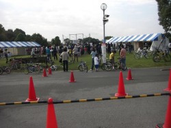 加東ジュニアサイクルレース開会式　播磨中央公園・芝生広場