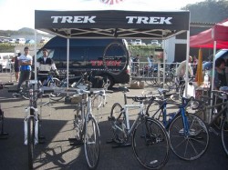 TREK トレックのブースもありました。