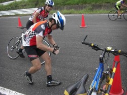 ３時間耐久レースヤギちゃんからトオルに代わる