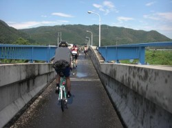 片鉄ロマン街道サイクリングコース、目的地ゴールは目の前