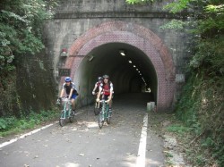 片鉄ロマン街道サイクリングコース、トンネル