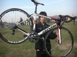 完成した、cervelo R3 