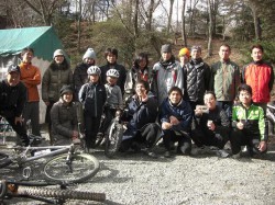 参加してくれたライダー達とサポーター