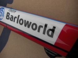 Bianchi BARLOWORLD トップチューブ