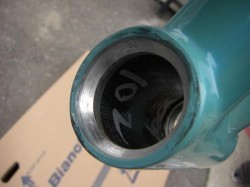 Bianchi BARLOWORLD フェイスカットされたヘッド