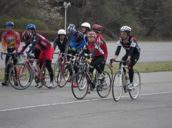 試走を楽しむライダー達