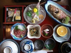 荒磯三昧定食～アジが活きてました！