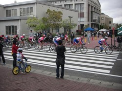 午前は、学生選手権で盛り上がる