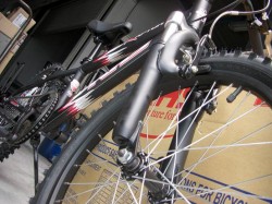 キッズKHS baikes MTB22　フロント廻り