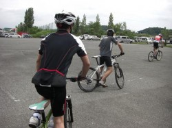 グリーンピア三木の広い駐車場