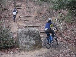 さあ～山に登るライダー達