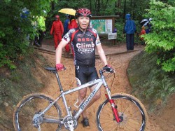 吉備高原ＭＴＢ大会 こんなもんですわぁ～クロさん