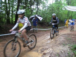 吉備高原MTB大会 スタートしたハタね～さん