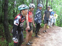 吉備高原MTB１列でハタね～さんを応援