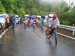 キッズレースＭＴＢ中国大会 小学１．２年クラススタート