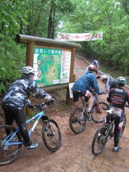 吉備高原MTBコース試走始めたclimbライダー