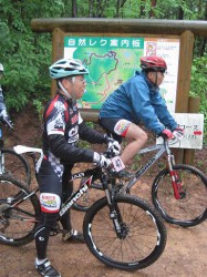 吉備高原MTBコース試走・・・ドロドロ