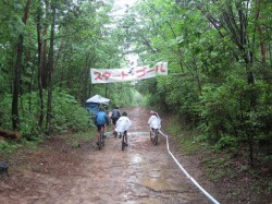 吉備高原MTBコース、スタート・ゴール地点 試走