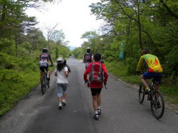 皆で最後のClimbライダーを応援