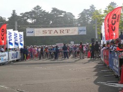 Mt.Fuji Hill Climb 女子ロード＆MTBスタート前