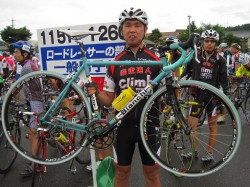 トラちゃん、Bianchi vigorelli で参戦