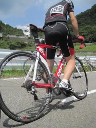 中山さんcervelo P2 、３時間耐久レース試走