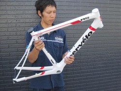 cervélo RS 感激～ええ色や～カッコええで～皆、見に来て～