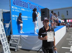 SHIMANO SUZUKA ROAD ステージ前でヤギさん