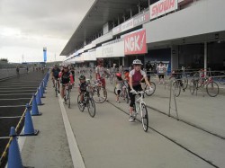 Climbライダー達が一斉に走り出した