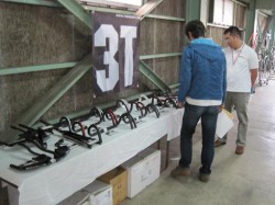 Hattori-cycle 2011.展示会 3Tが勢揃い