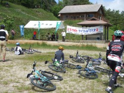 ひるぜんサイクルMTB大会 開会式前