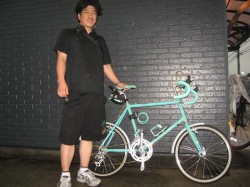 KUWAさんBianchi Minivelo-8Dとツーショット