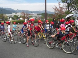 全国ジュニア自転車競技大会 スタート前