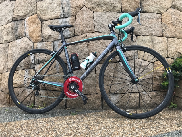 Bianchi ロードバイクにMAVICホイール&ROTORクランク装着！ - Climb