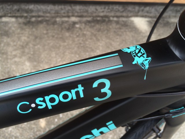 2016. Bianchi Camaleonte3 マットブラック+チェレステライン