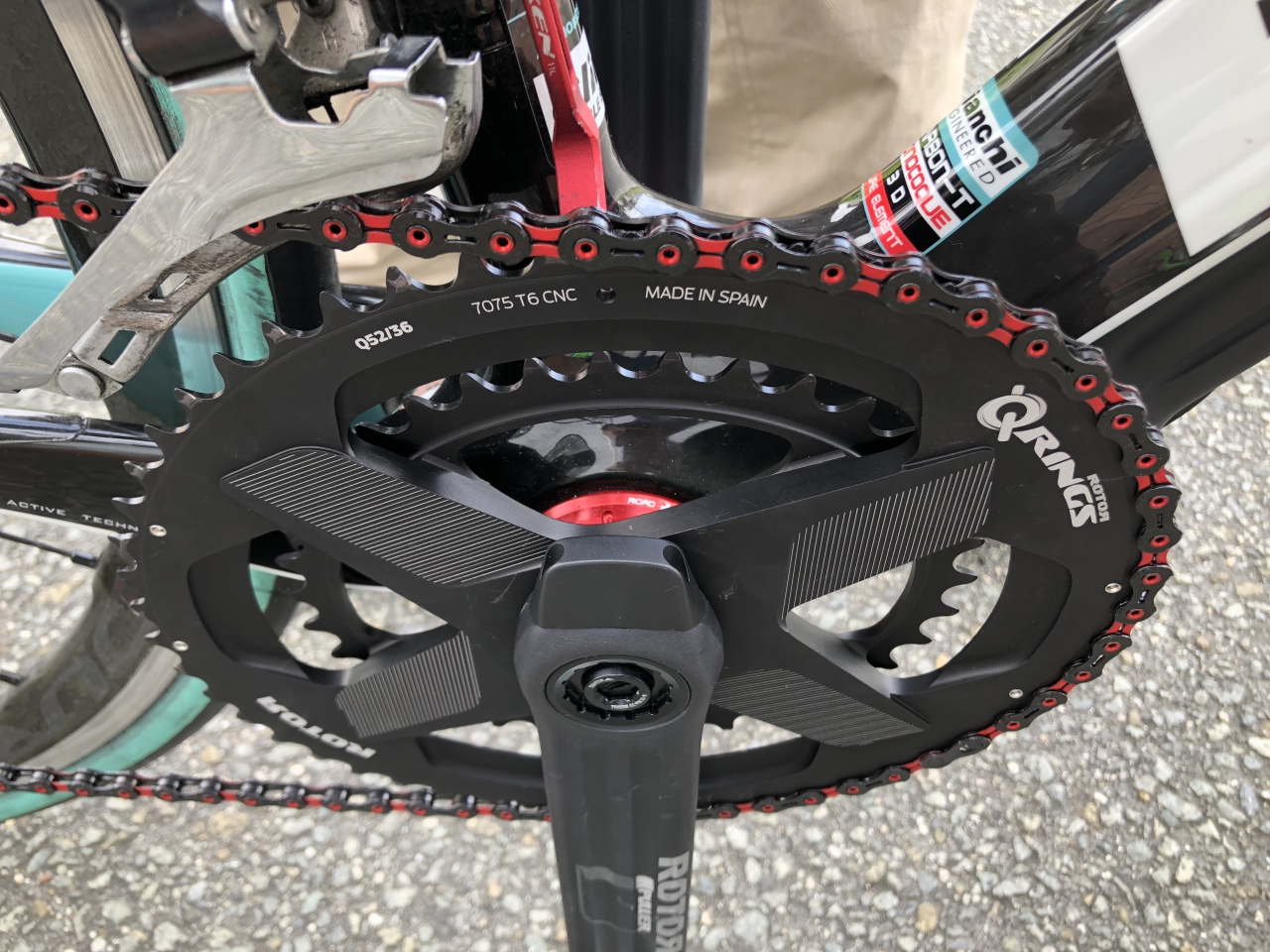 ROTOR INPOWER Q-RINGS クランクセット 52/36 2INpower® SL エアロ クランクセット