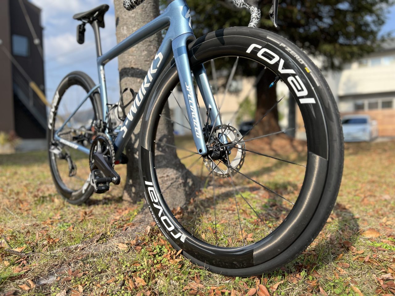 SW Tarmac SL8にROVAL Rapide CLXⅢホイール取り付け！ | Climb cycle