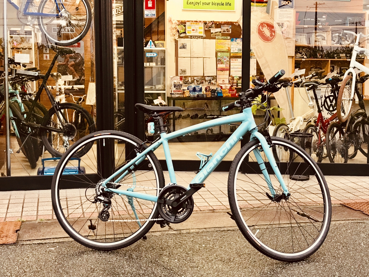 Bianchi Camaleonte1 クロスバイク納車！From Mさま | Climb cycle sports