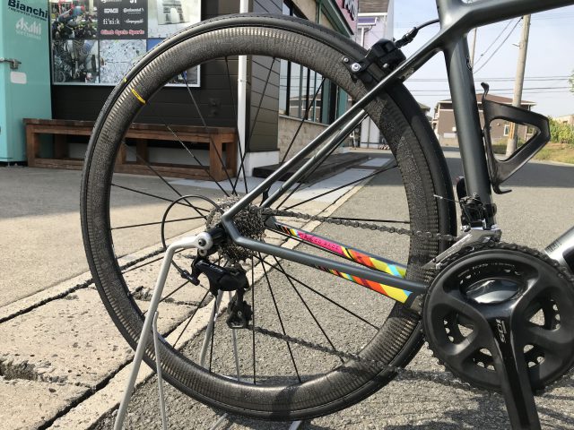 MAVIC COSMIC PRO CARBON UST ツール・ド・フランス ホイール取り付け